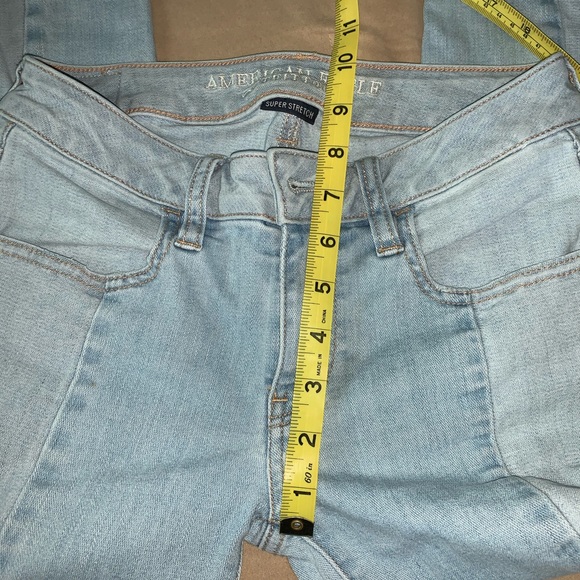 Cropped two tone ae jeans - Picture 3 of 4